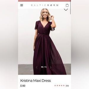 Baltic born 2x maxi dress